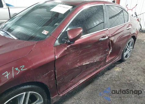 2016 Honda Accord Sport from USA, damaged, VIN 1HGCR2F6XGA201386